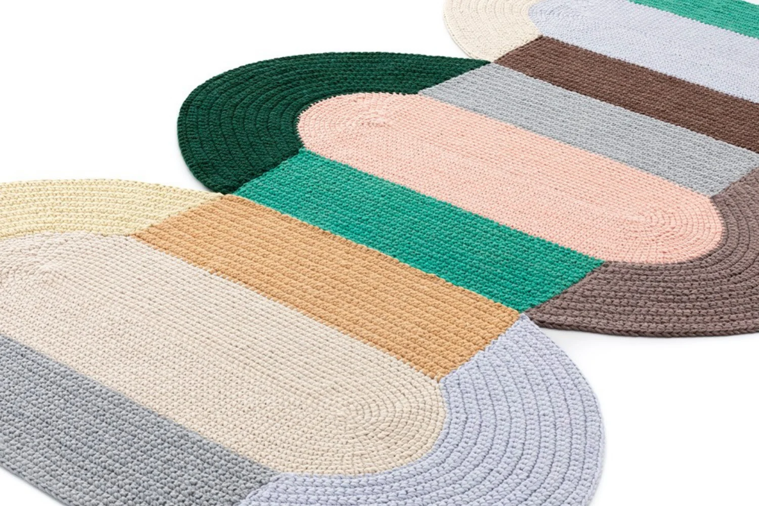 Tapete THE CROCHET COLLECTION RUG TRIO 03