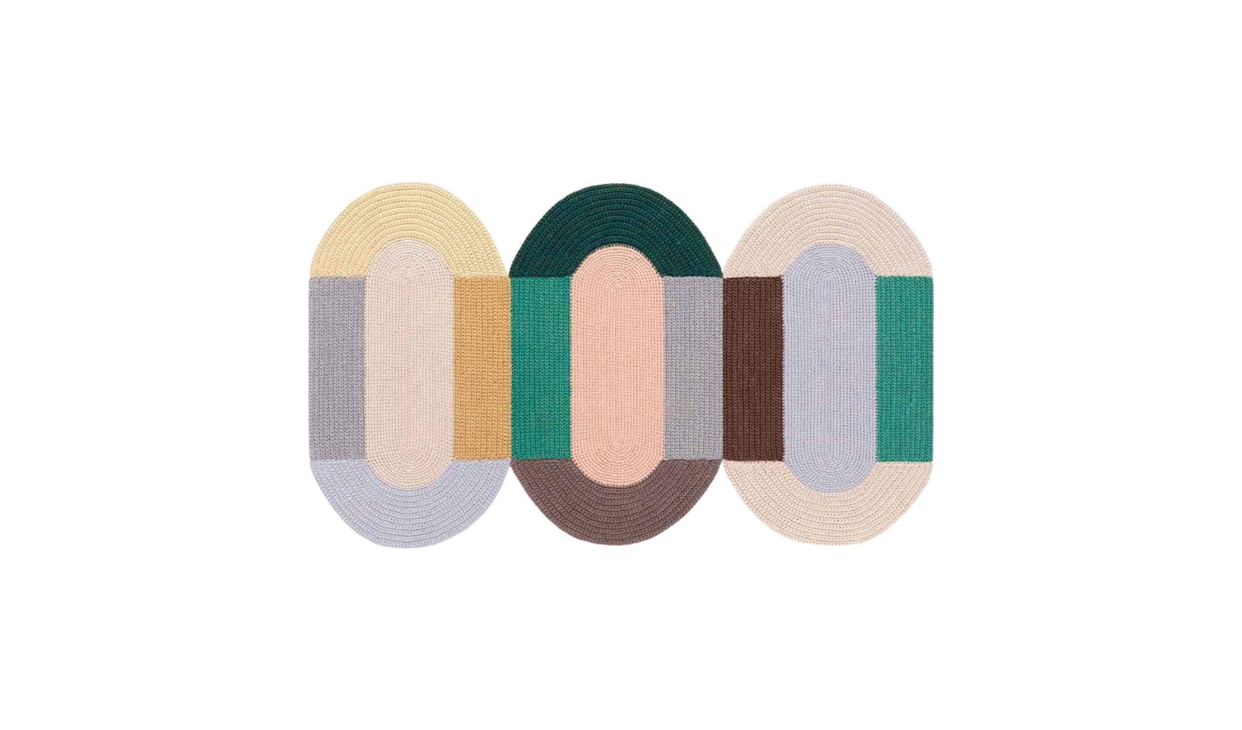 Tapete THE CROCHET COLLECTION RUG TRIO