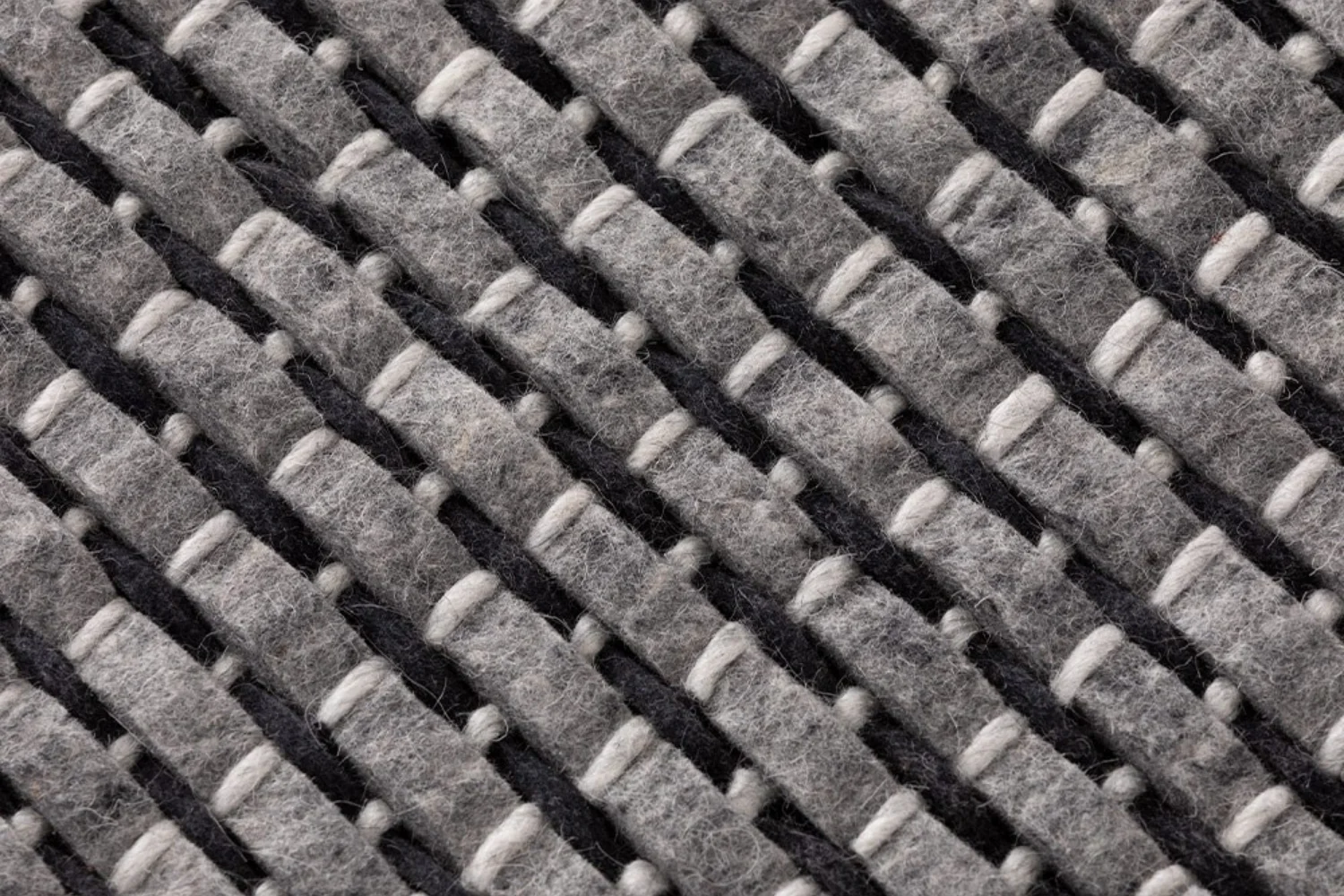 Tapete TRAMAS RUG BLACK 03