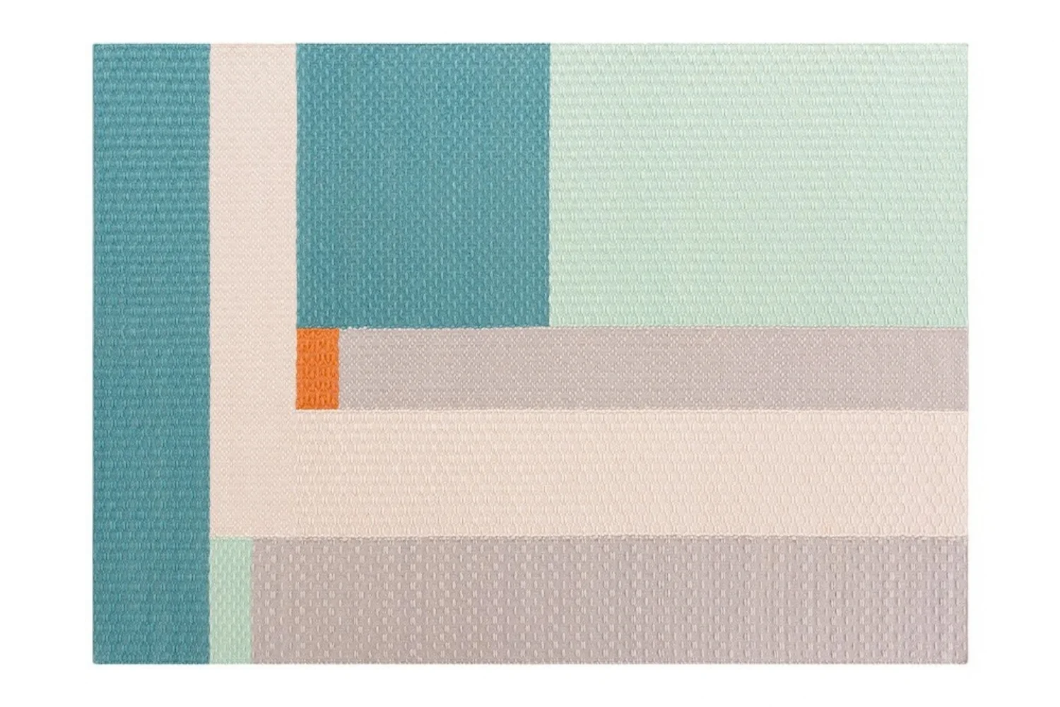 Tapete WEAVE RUG MEETING POINT BLUE 01