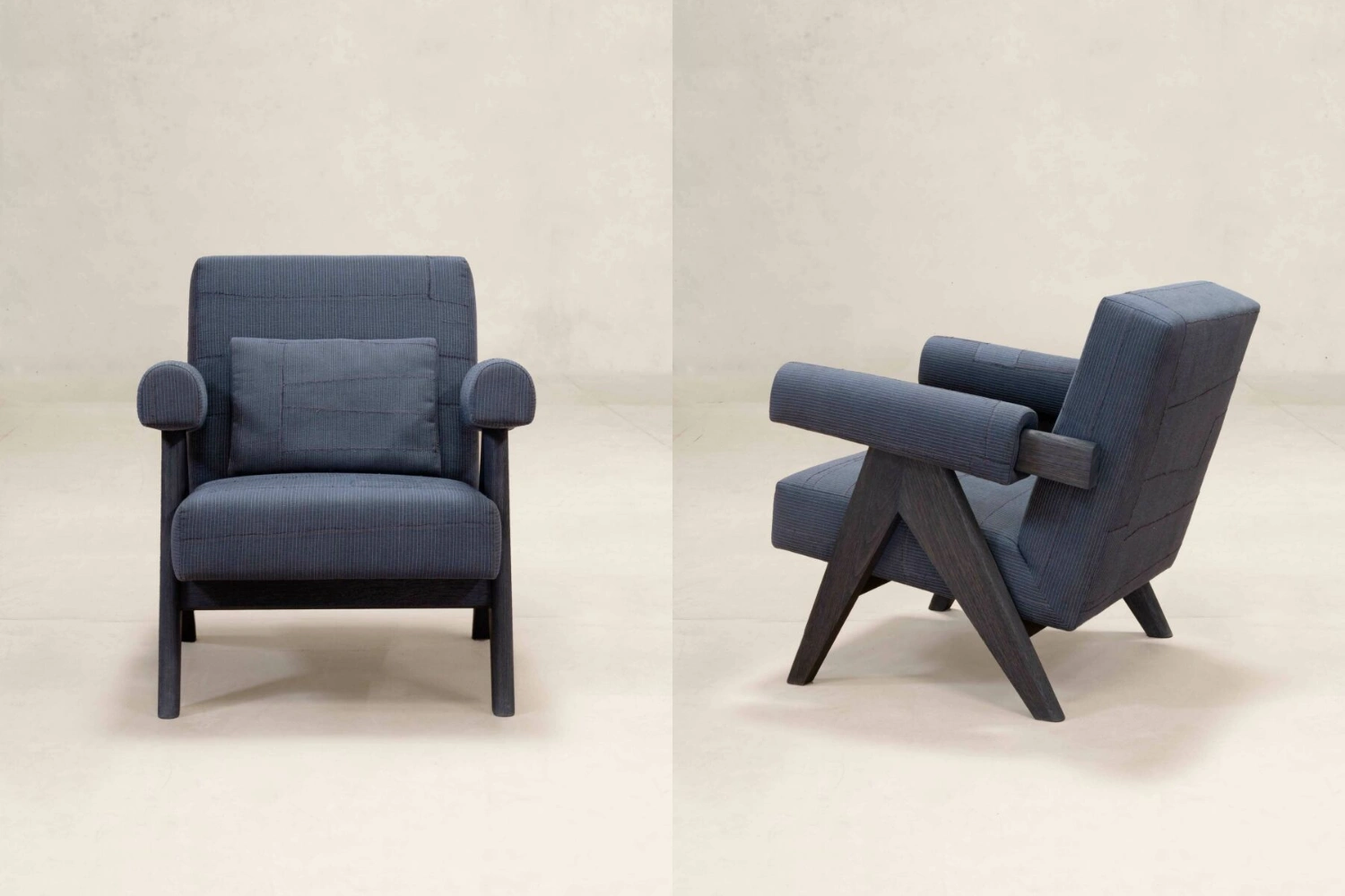 Upholstered Easy Armchair KeSa Ink 1