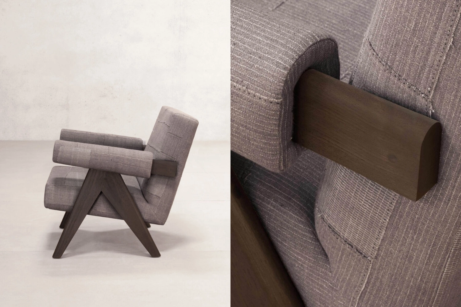 Upholstered Easy Armchair KeSa Ragi 2