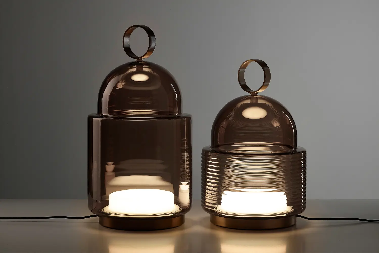 luminaria de mesa dome
