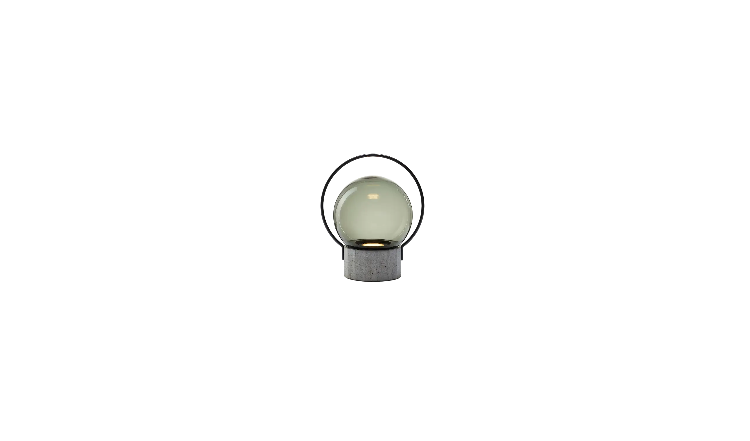 luminaria de mesa sfera portable