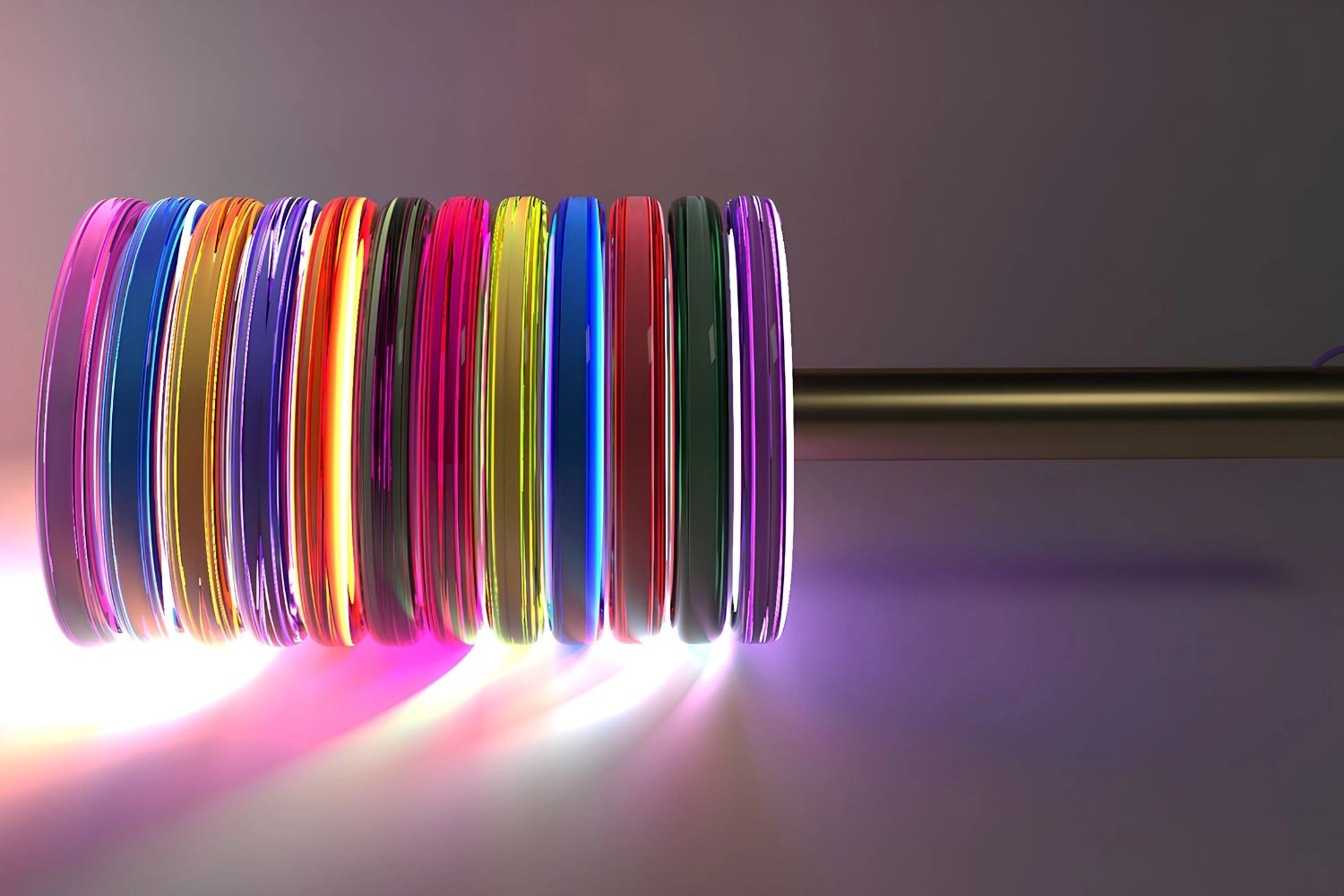 luminaria de piso ale multicolor 3
