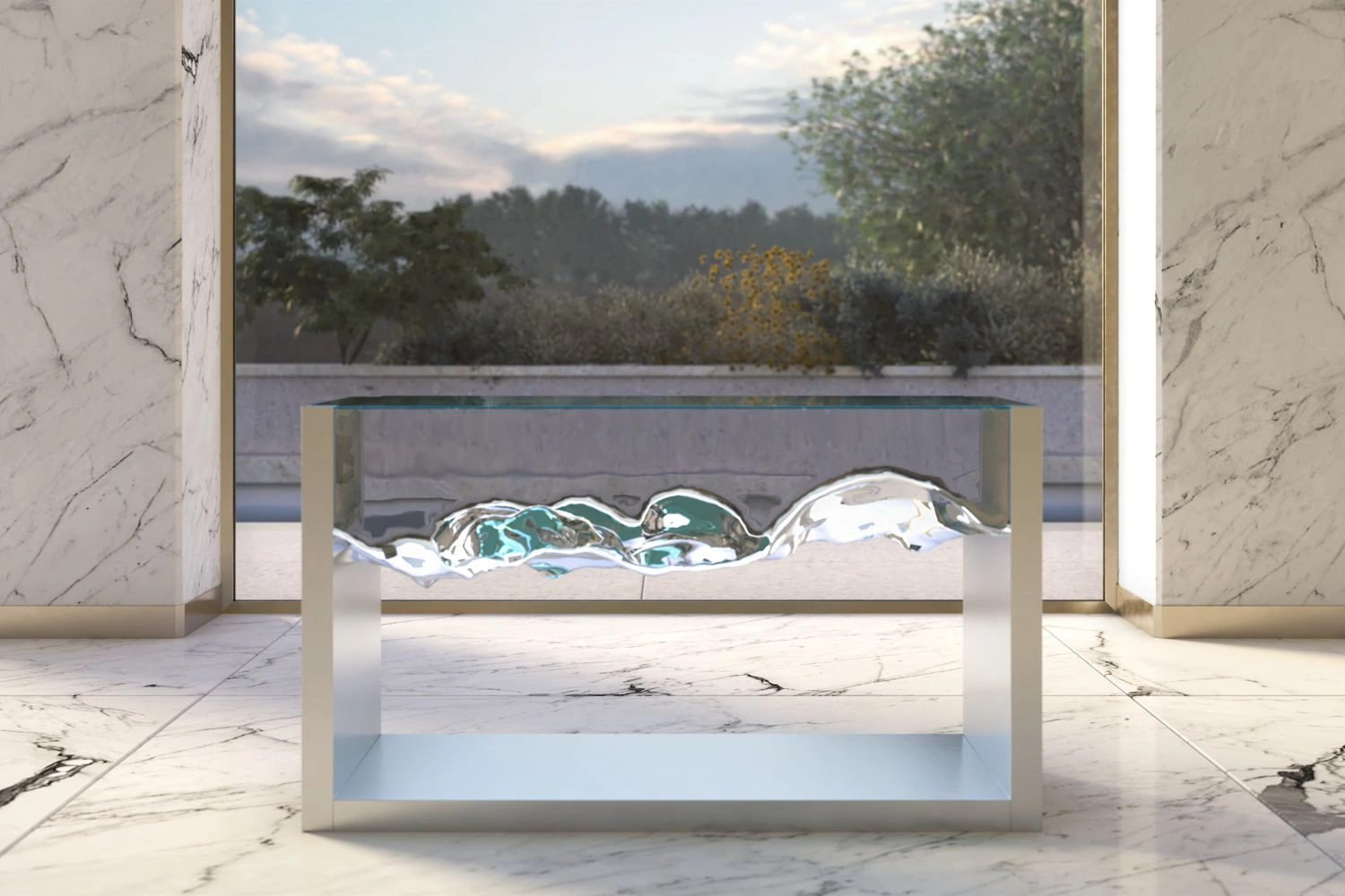 mesa de centro acqua 2
