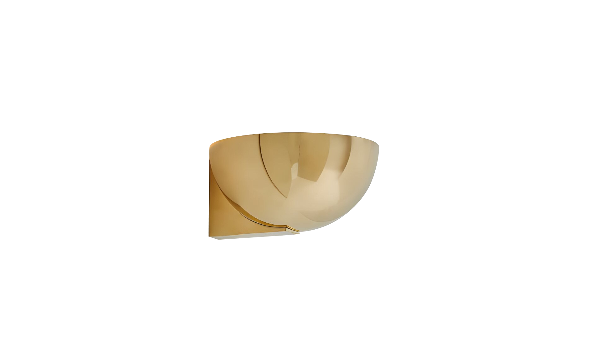 Arandela_Brass Architectural Collection Cup Wall Mounted_6