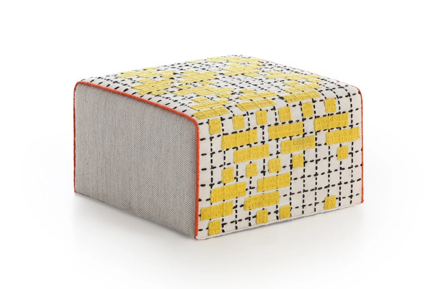 BANDAS SMALL POUF C YELLOW 02