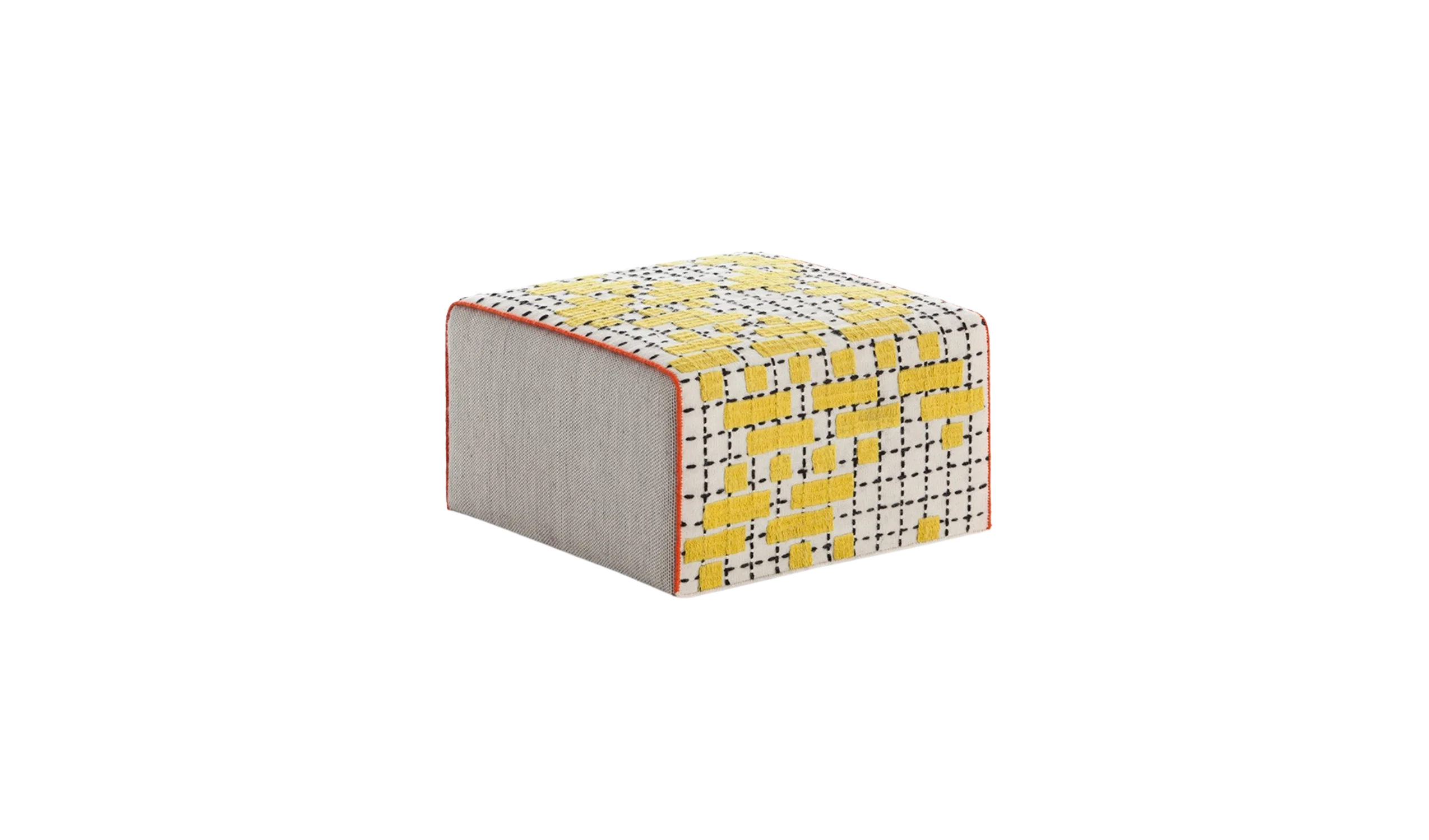 BANDAS SMALL POUF C YELLOW