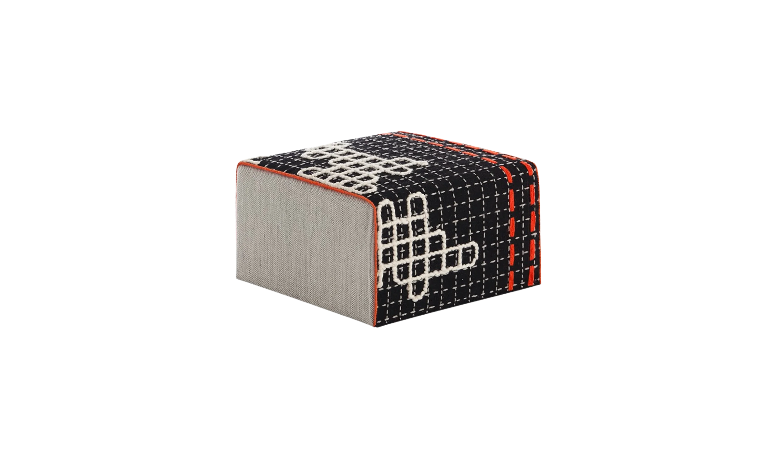 BANDAS SMALL POUF D BLACK