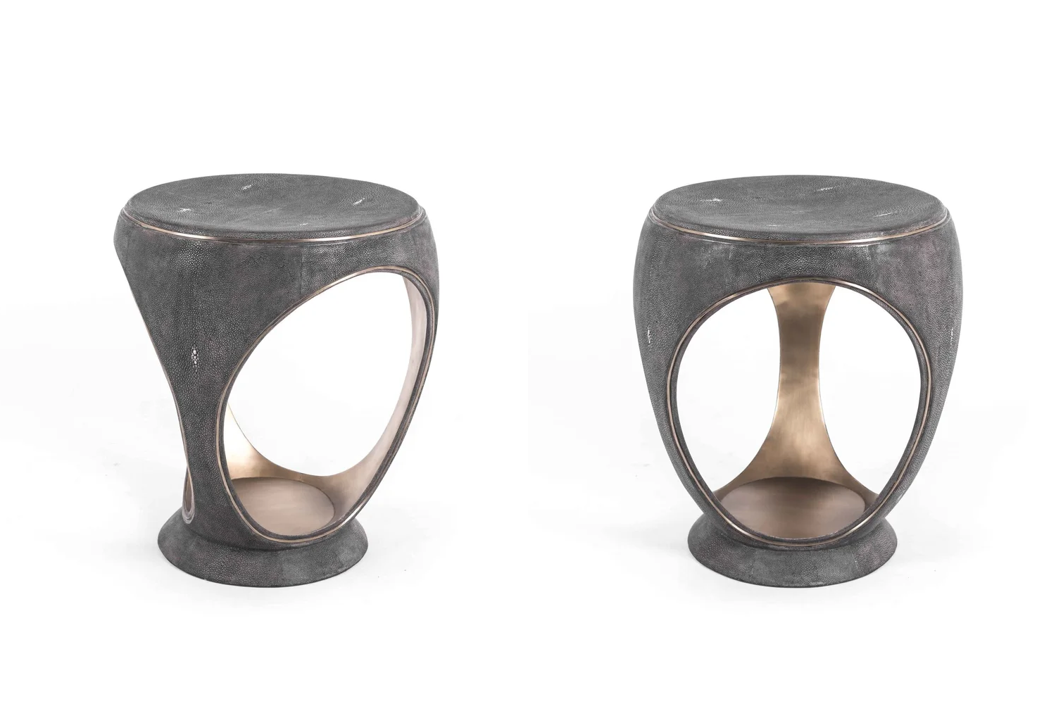 Banqueta_Ring Stool w Metal Indentation_3