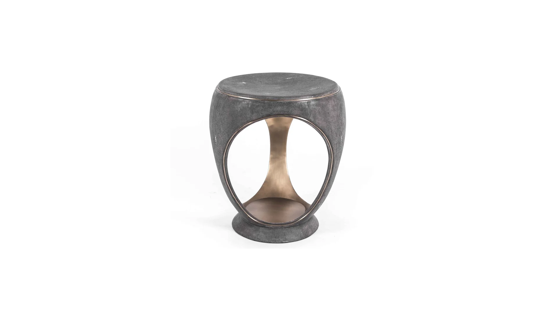 Banqueta_Ring Stool w Metal Indentation_6