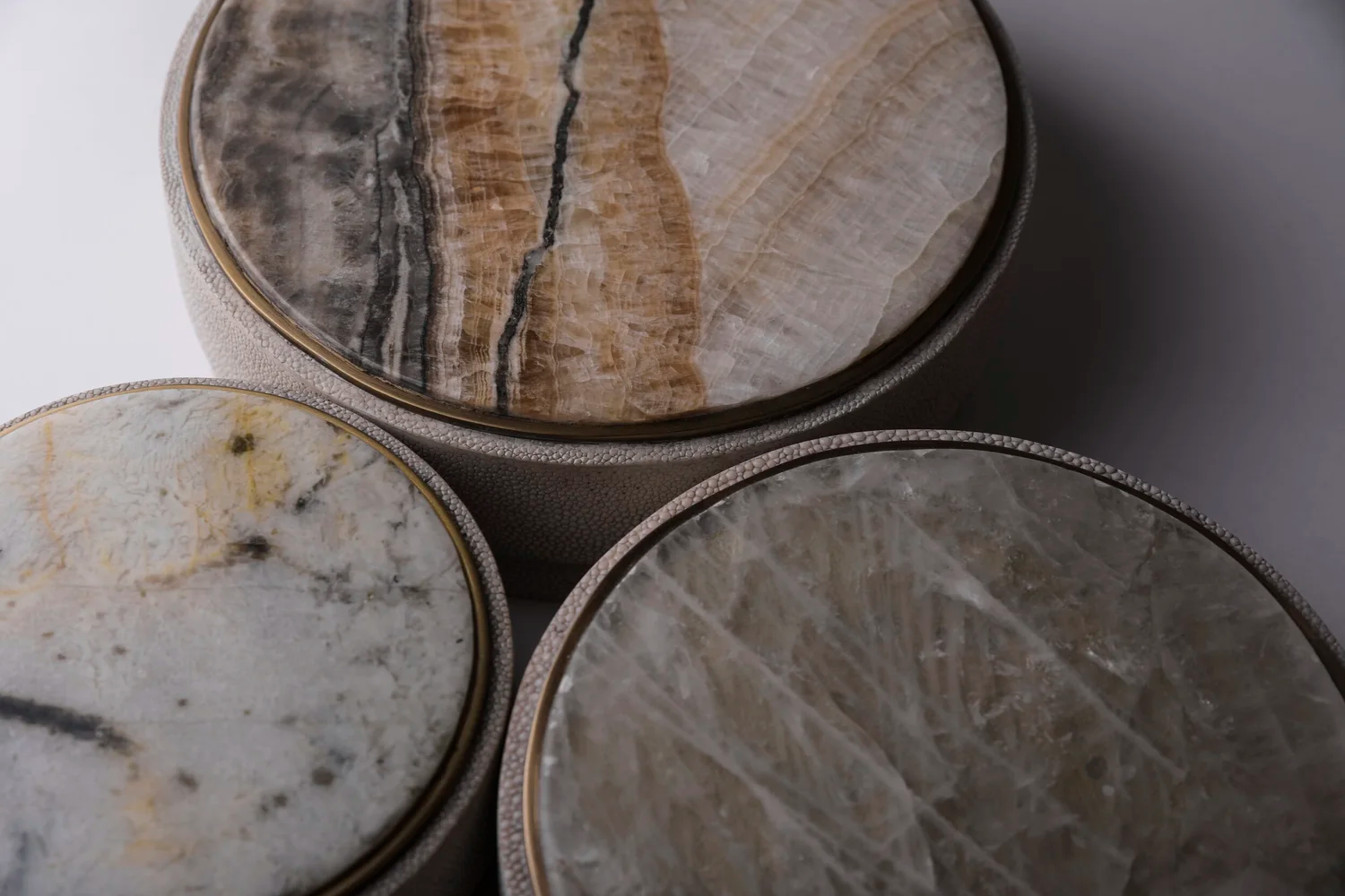 Caixa_Semi Precious Stone Round Inlaid Boxes_5