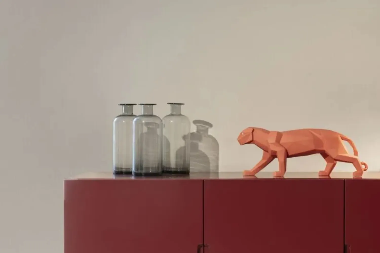 Escultura Pantera Origami8