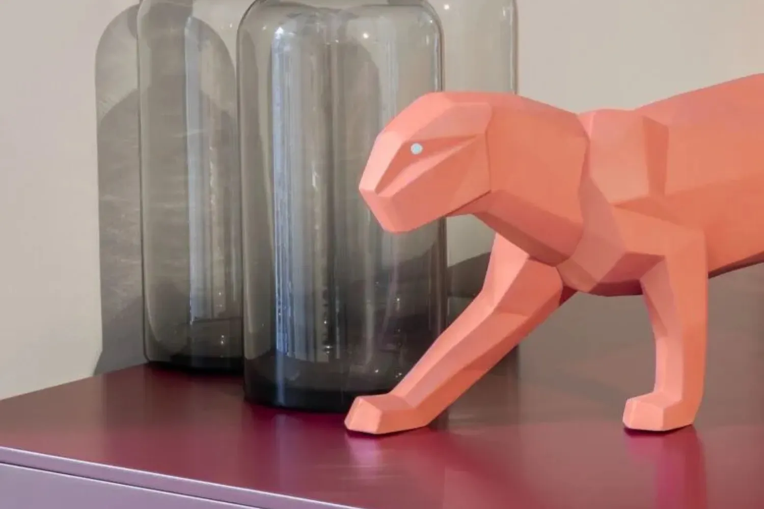 Escultura Pantera Origami9