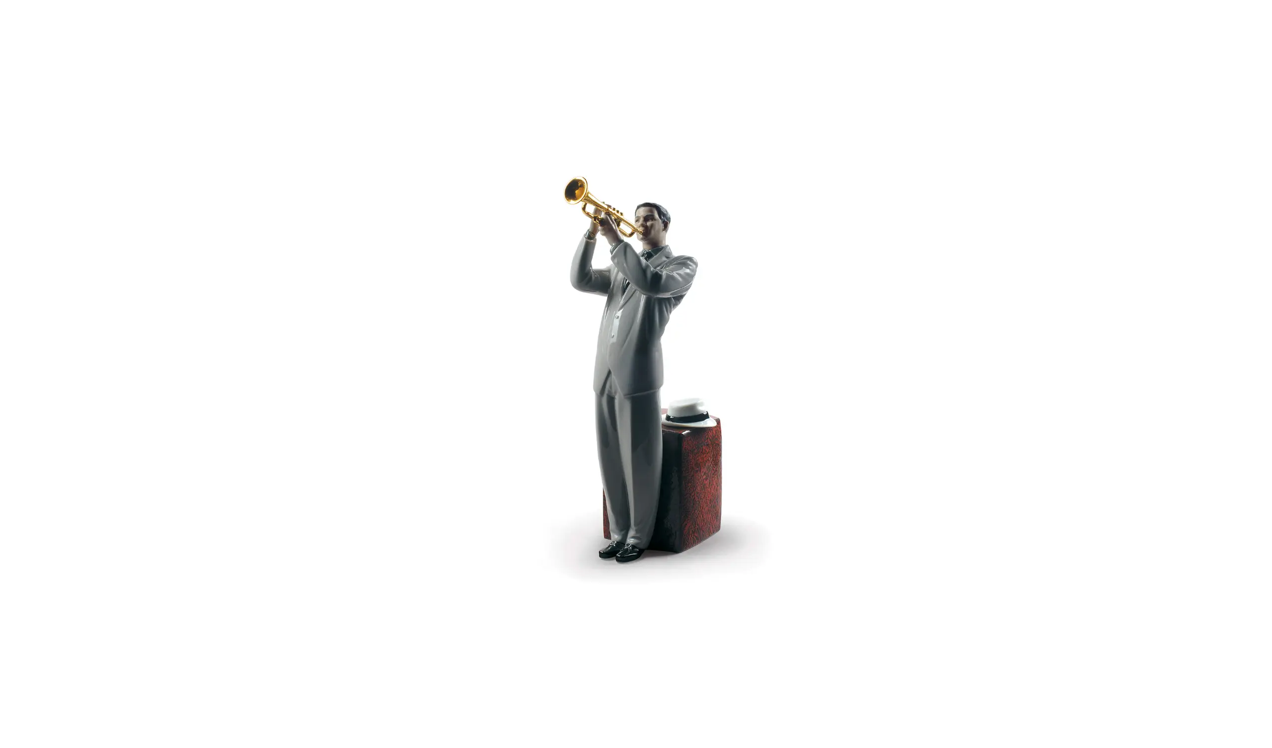 Escultura Trompetista de Jazz