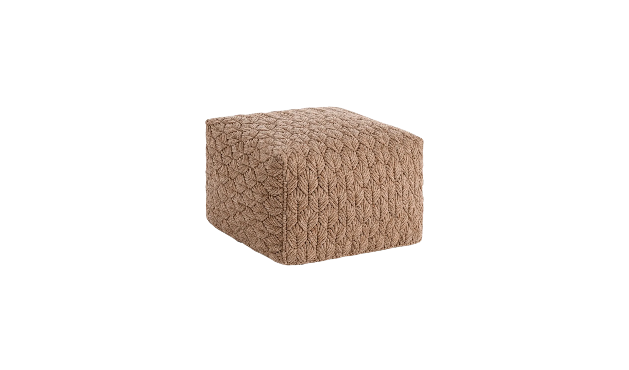 Puff CHADDAR POUF CAMEL
