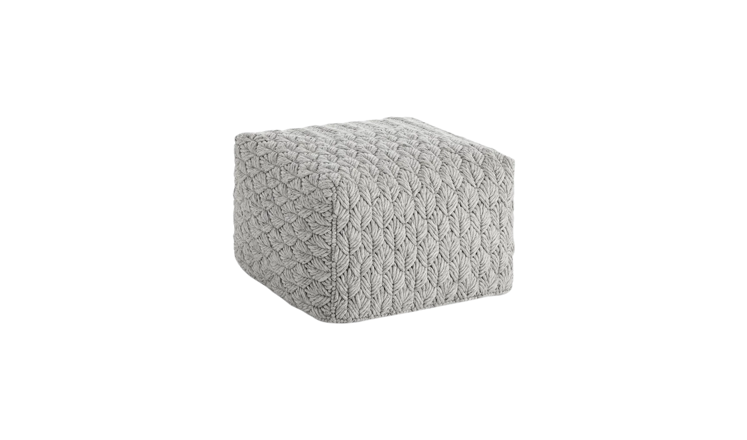 Puff CHADDAR POUF GREY