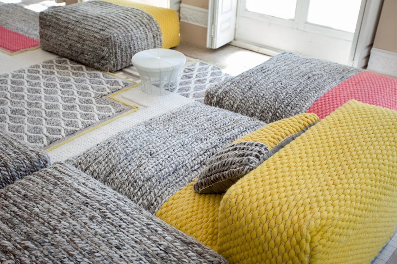Puff MANGAS SPACE MODULE PLAIT YELLOW 04