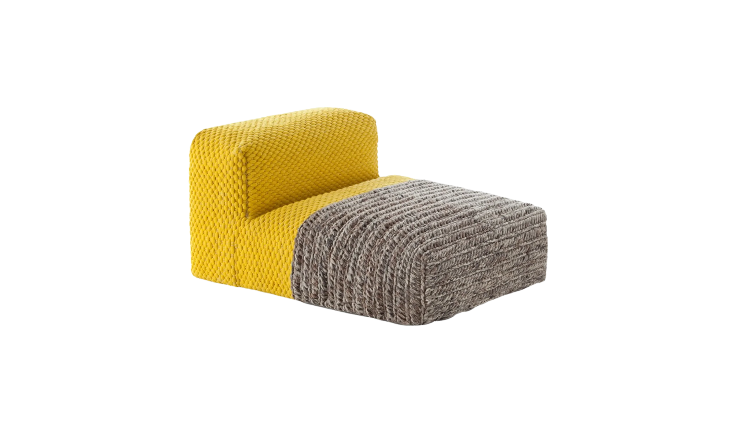 Puff MANGAS SPACE MODULE PLAIT YELLOW