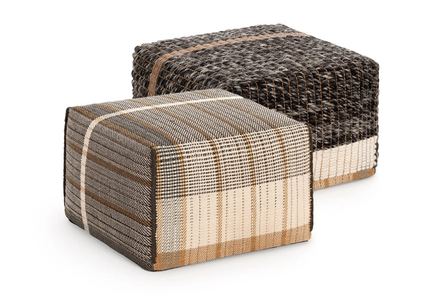 Puff REVERSIBLE POUF BLACK 03