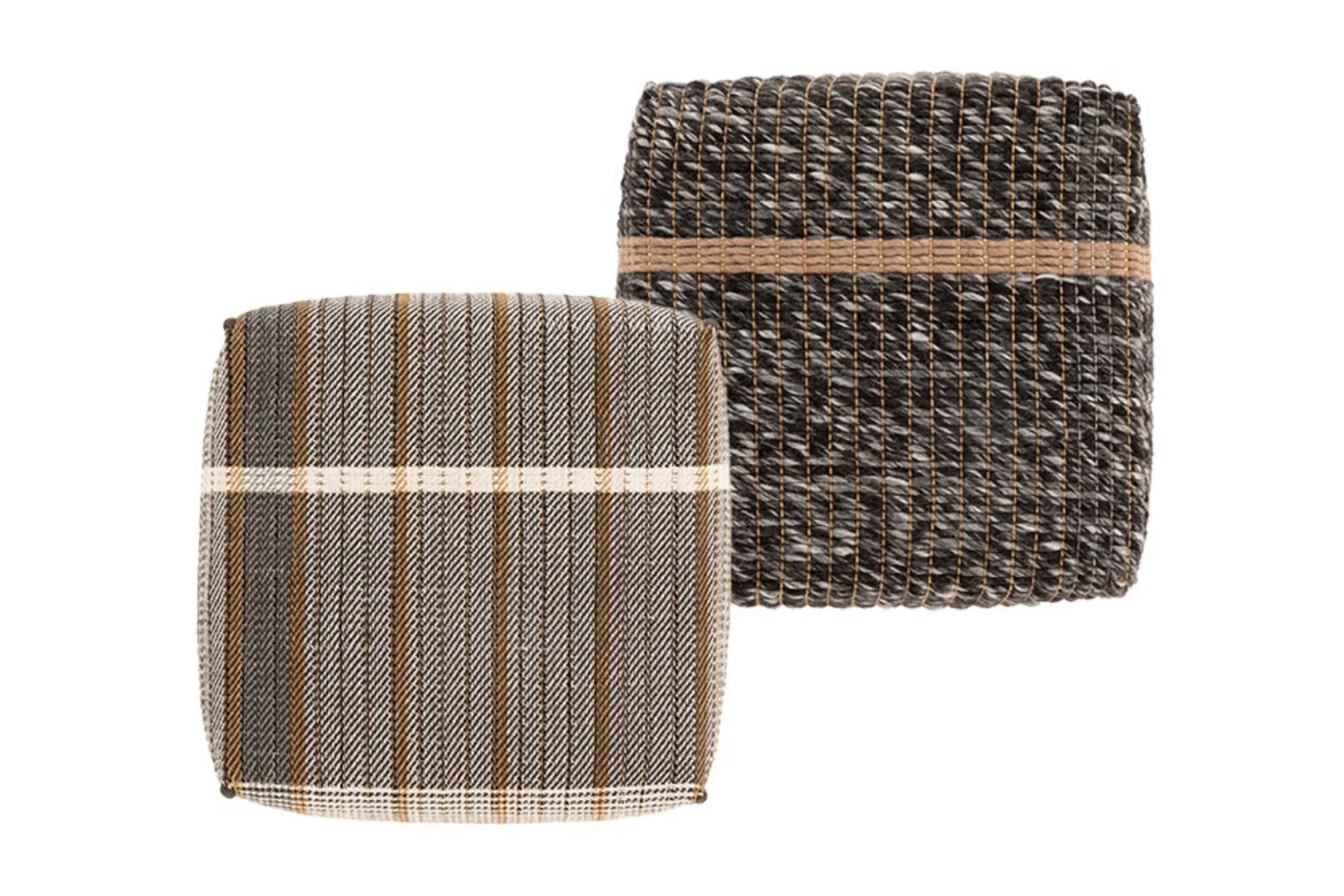 Puff REVERSIBLE POUF BLACK 04