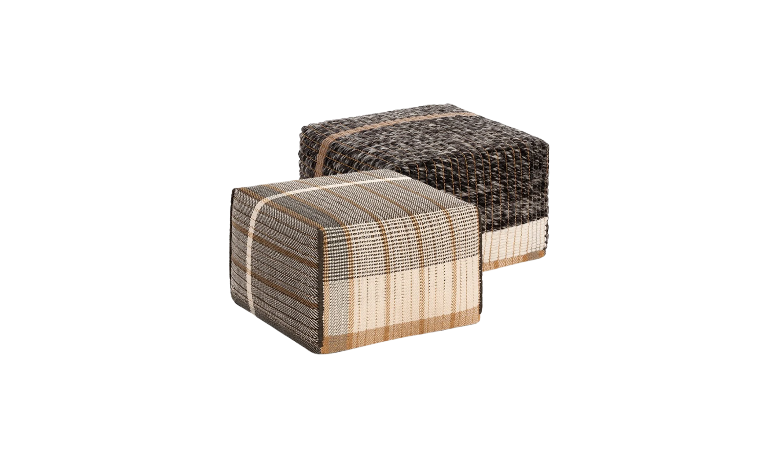 Puff REVERSIBLE POUF BLACK