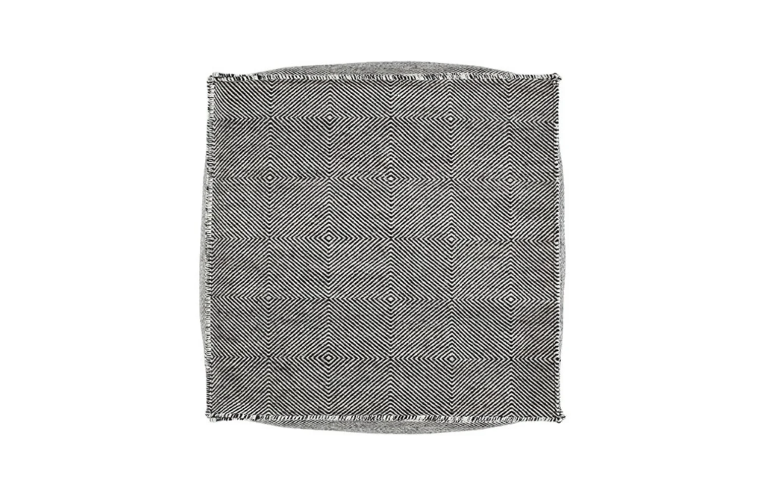 SAIL SQUARE POUF BLACK 02