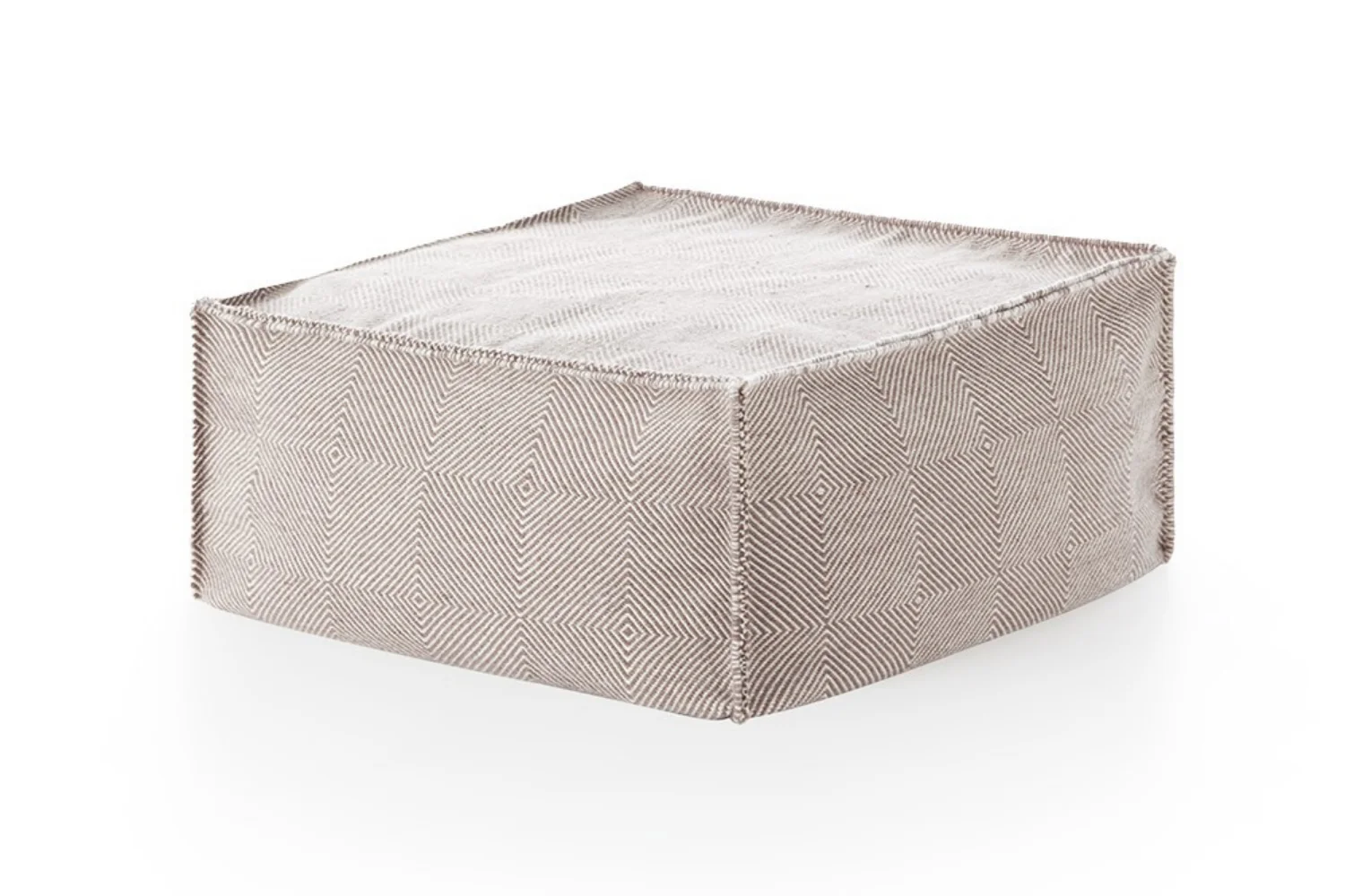 SAIL SQUARE POUF TAUPE 01