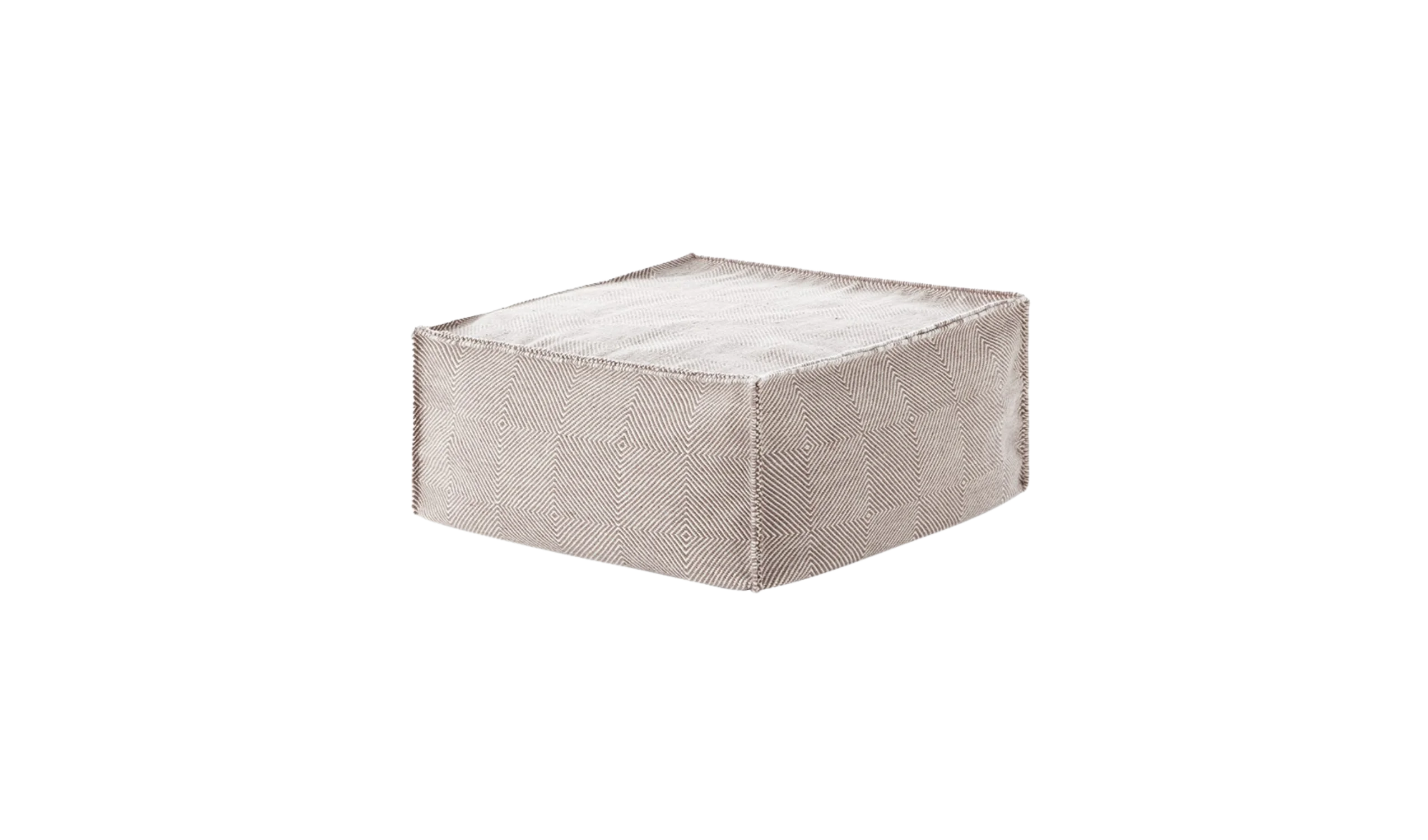 SAIL SQUARE POUF TAUPE