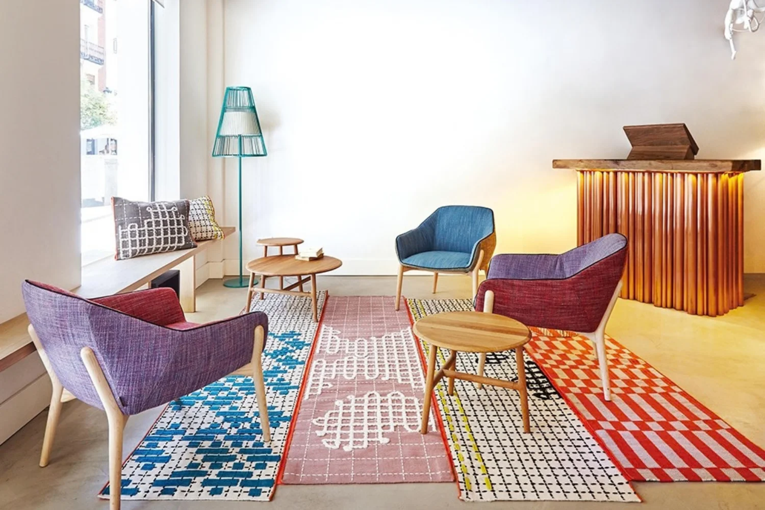 Tapete BANDAS SINGLE RUG A PINK 02