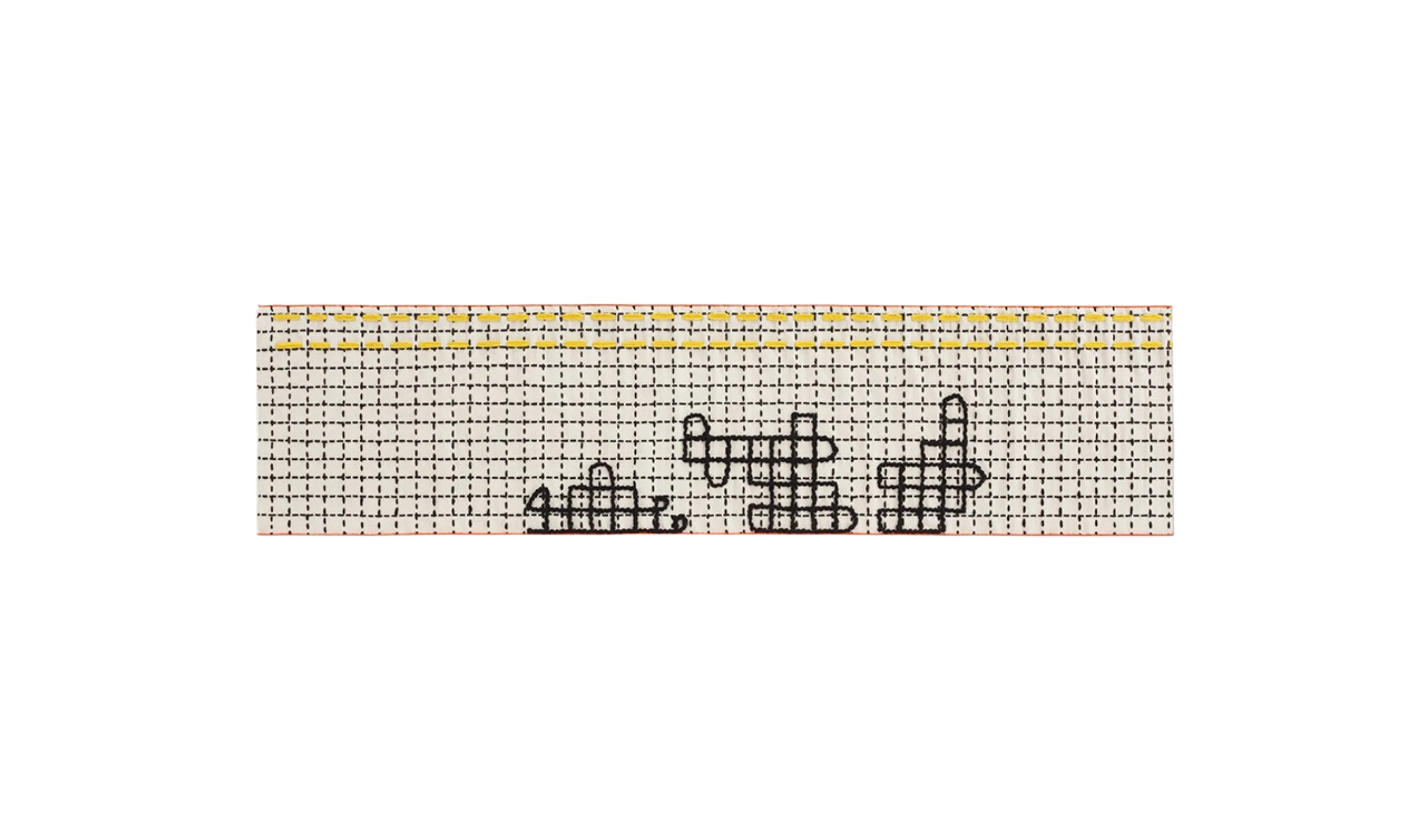 Tapete BANDAS SINGLE RUG D WHITE