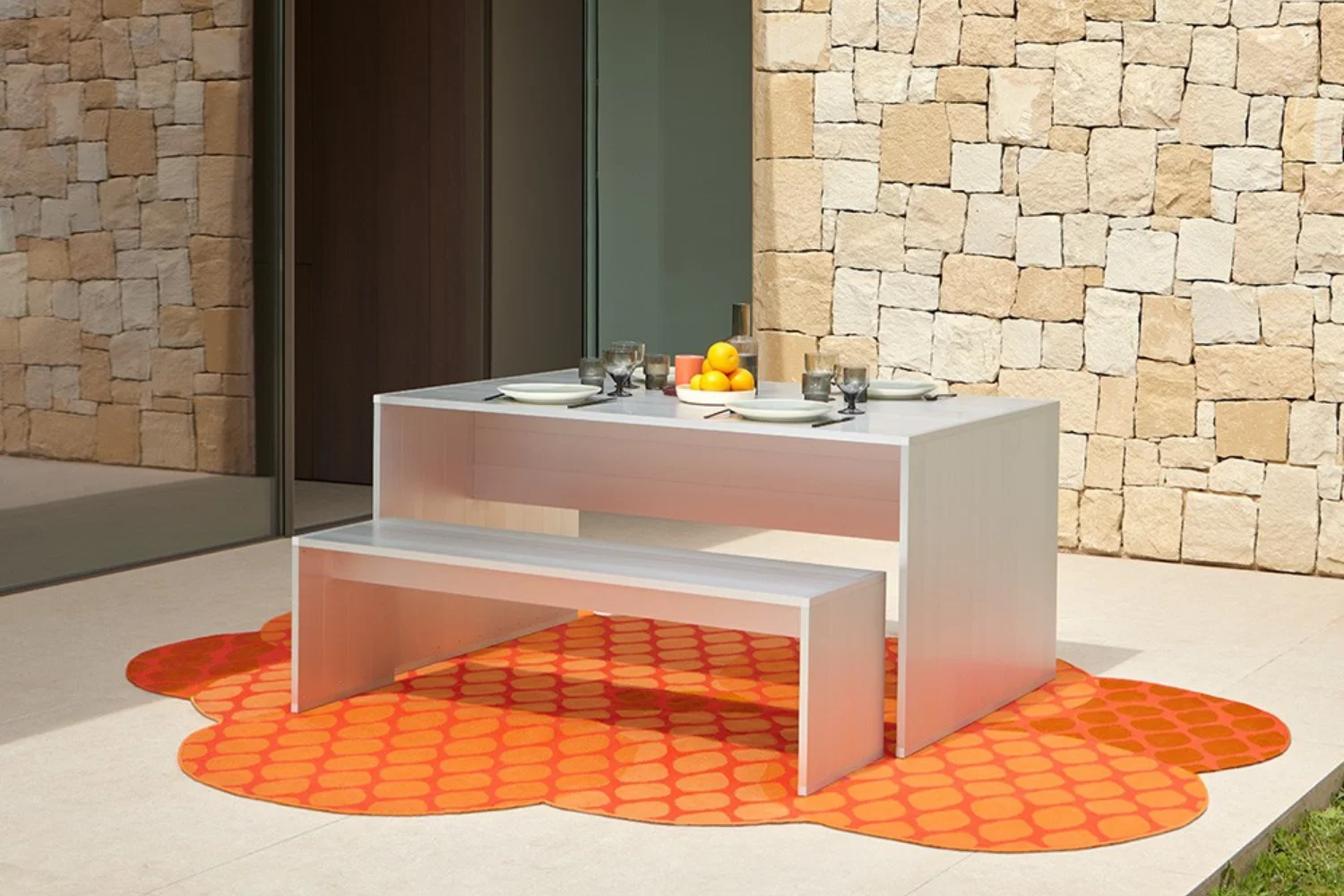 Tapete CITRUS OUTDOOR RUG ORANGE 02