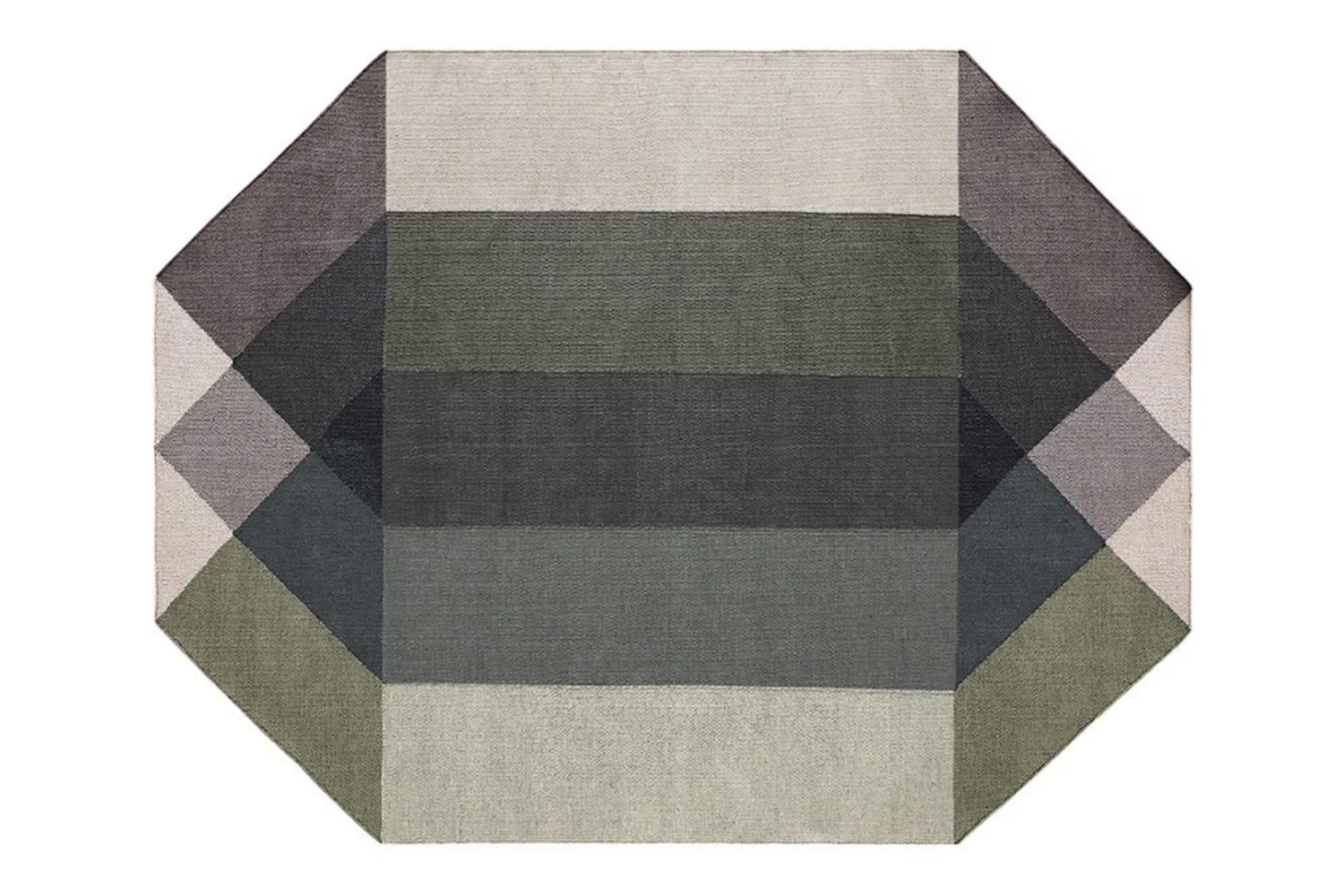 Tapete DIAMOND OUTDOOR RUG GREEN-GREY 01