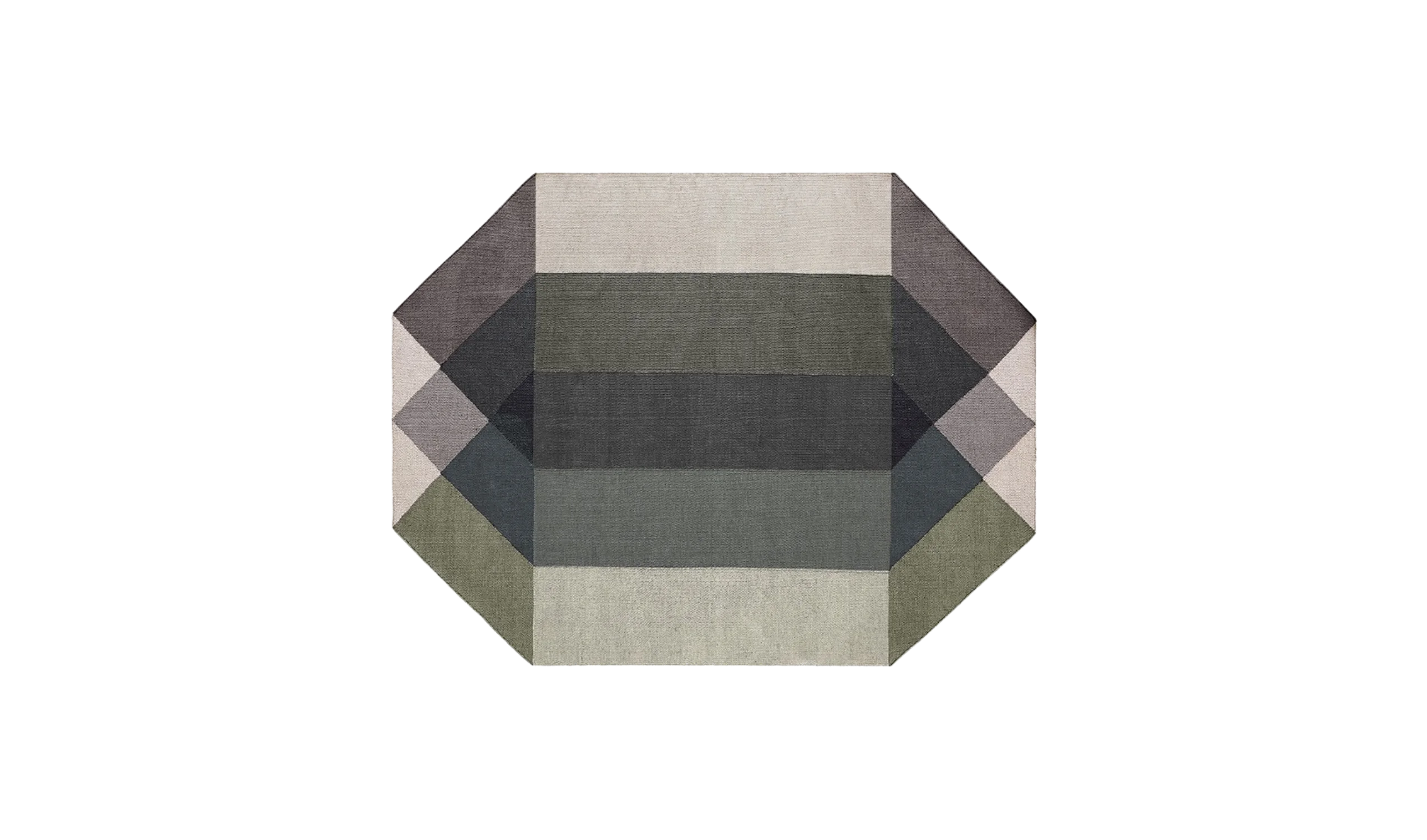 Tapete DIAMOND OUTDOOR RUG GREEN-GREY