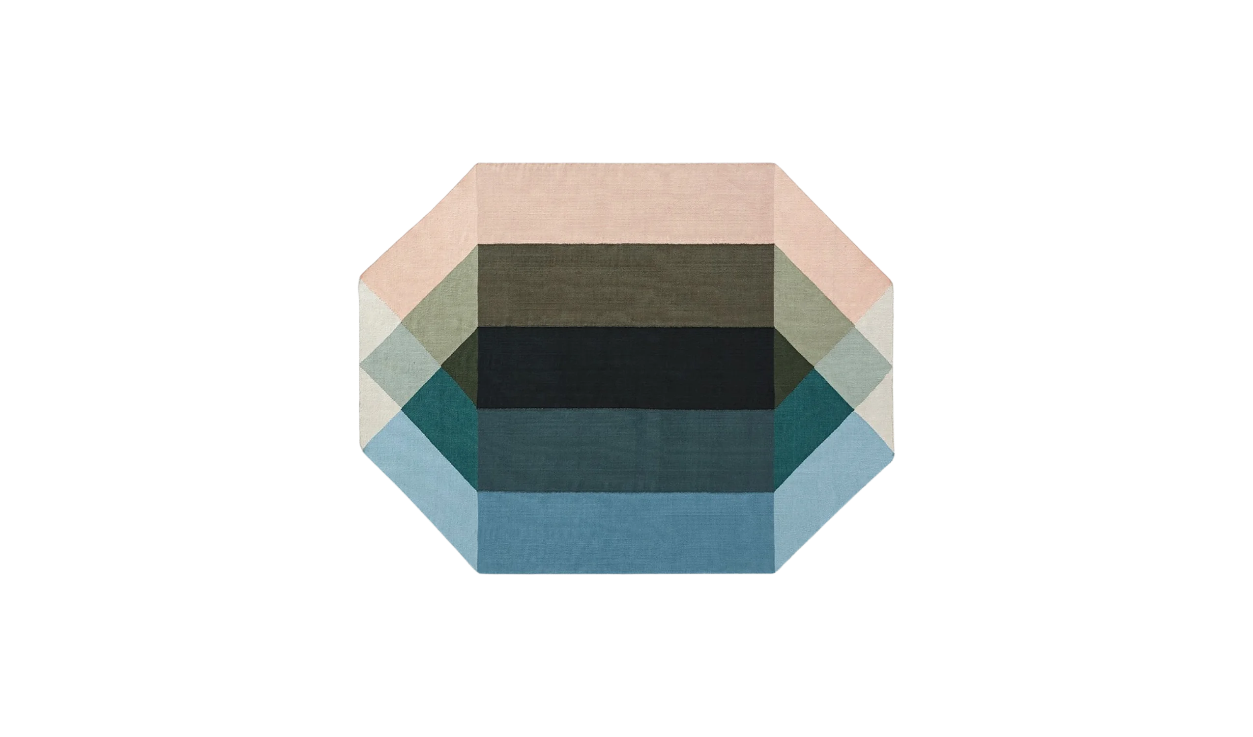 Tapete DIAMOND OUTDOOR RUG NUDE-PETROL