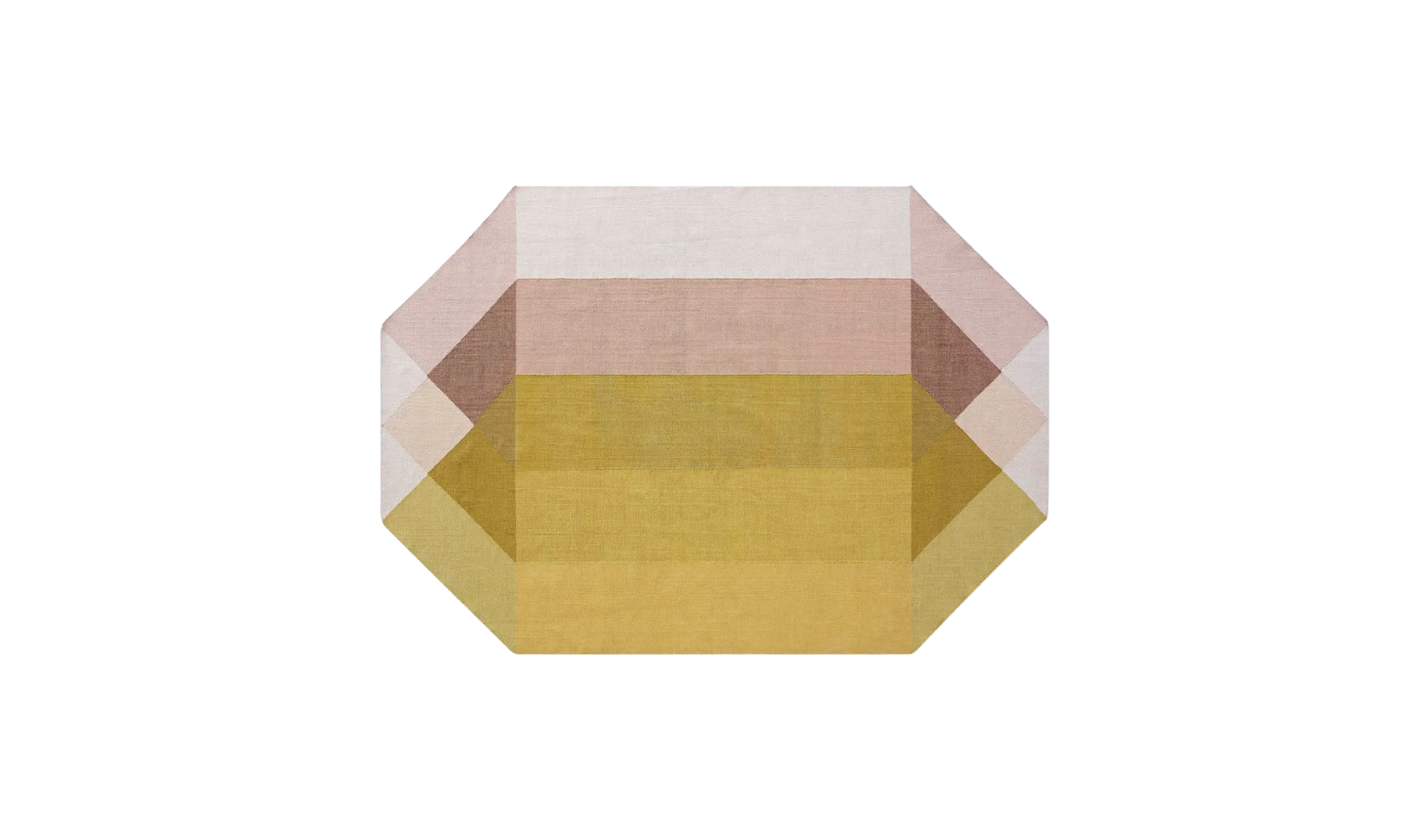 Tapete DIAMOND OUTDOOR RUG PINK-YELLOW