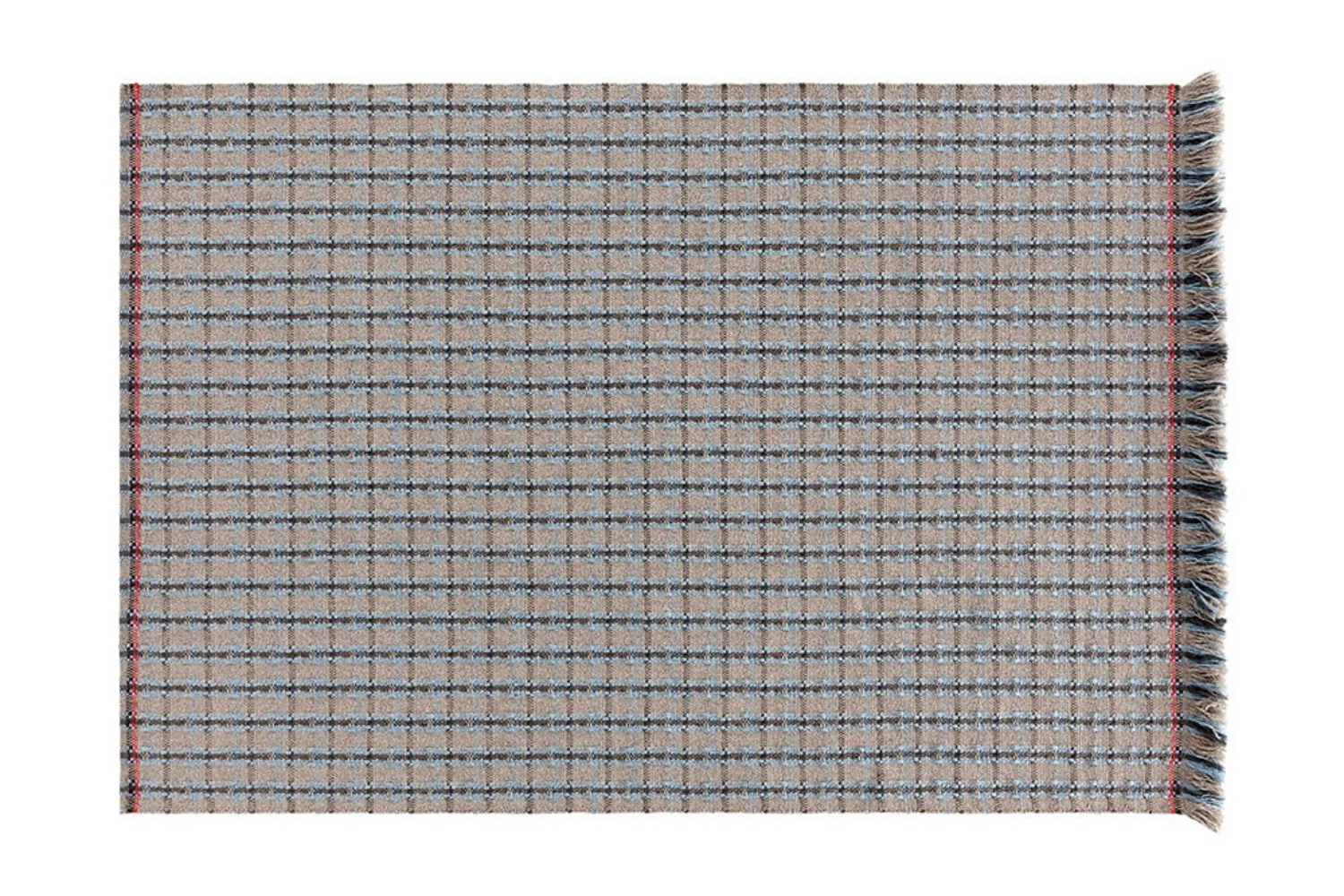 Tapete GARDEN LAYERS OUTDOOR RUG CHECKS BLUE 01