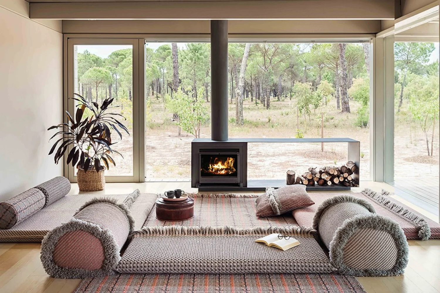 Tapete GARDEN LAYERS OUTDOOR RUG CHECKS TERRACOTTA 02