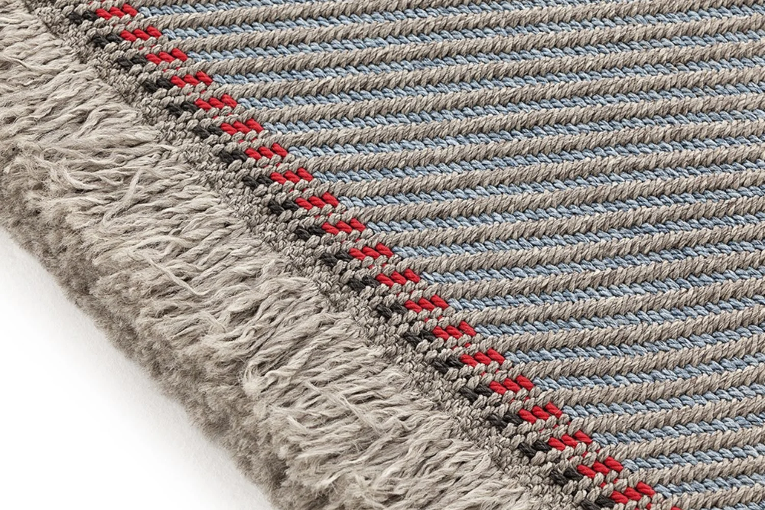 Tapete GARDEN LAYERS OUTDOOR RUG DIAGONAL ALMOND-BLUE 03