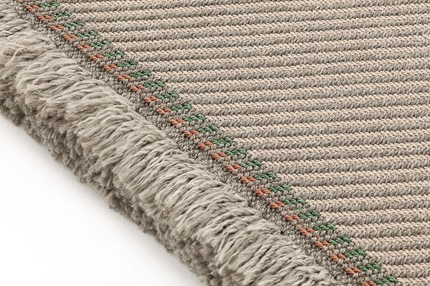 Tapete GARDEN LAYERS OUTDOOR RUG DIAGONAL ALMOND-IVORY 03