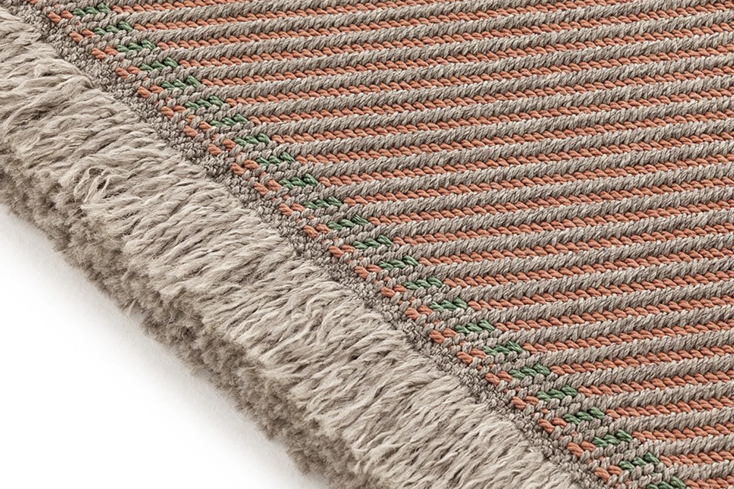 Tapete GARDEN LAYERS OUTDOOR RUG DIAGONAL ALMOND-PEACH 03