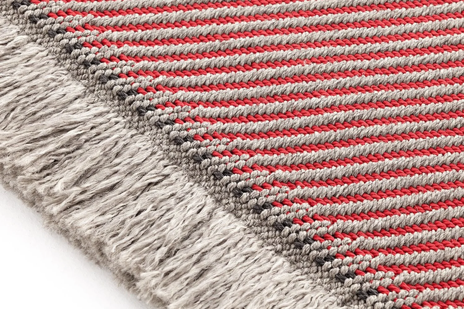 Tapete GARDEN LAYERS OUTDOOR RUG DIAGONAL ALMOND-RED 03