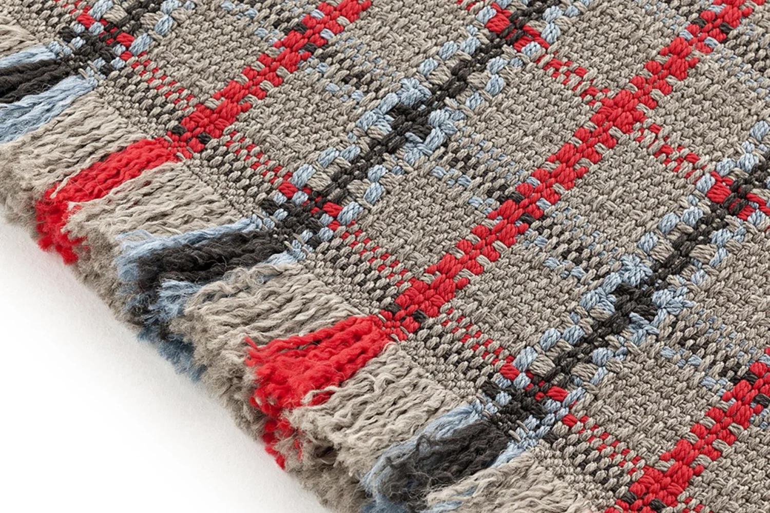 Tapete GARDEN LAYERS OUTDOOR RUG TARTAN BLUE 02