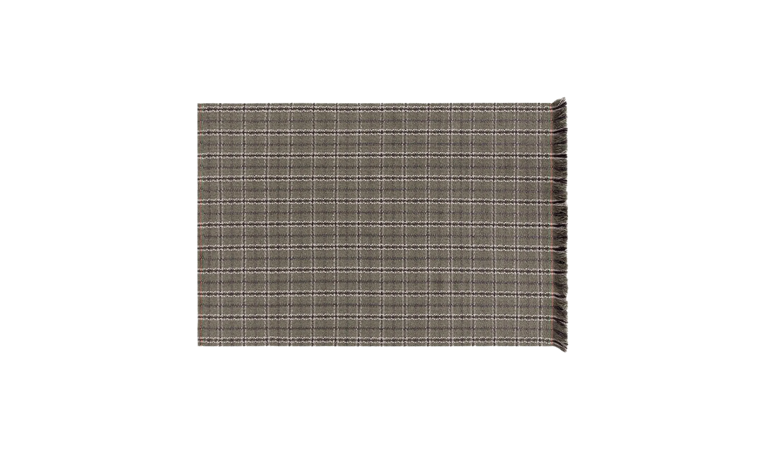 Tapete GARDEN LAYERS OUTDOOR RUG TARTAN GREEN