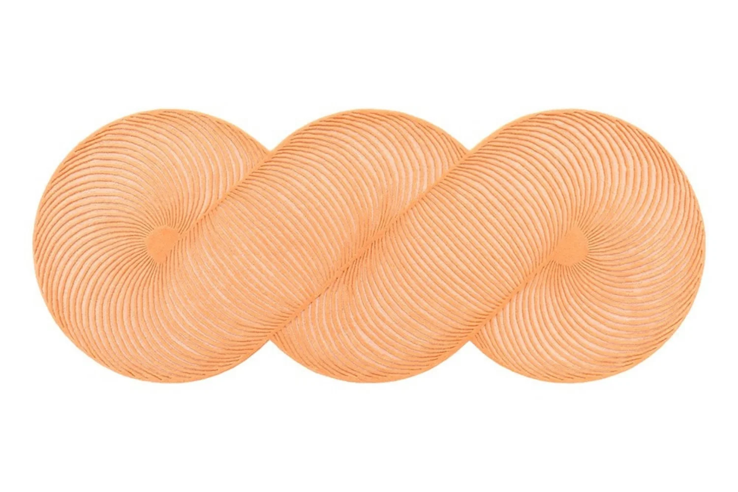 Tapete HAND TUFTED GIRO RUG PEACH 01