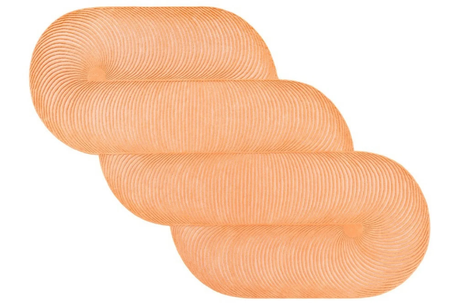 Tapete HAND TUFTED GIRO RUG PEACH BIG 01