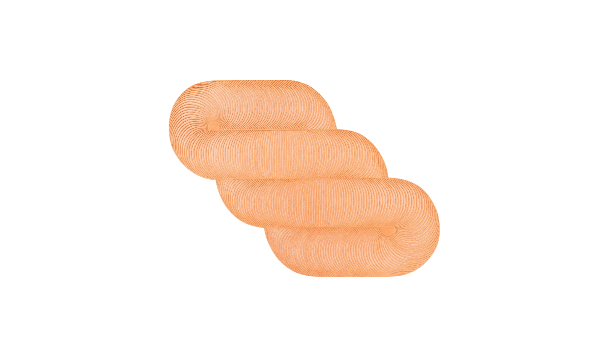 Tapete HAND TUFTED GIRO RUG PEACH BIG