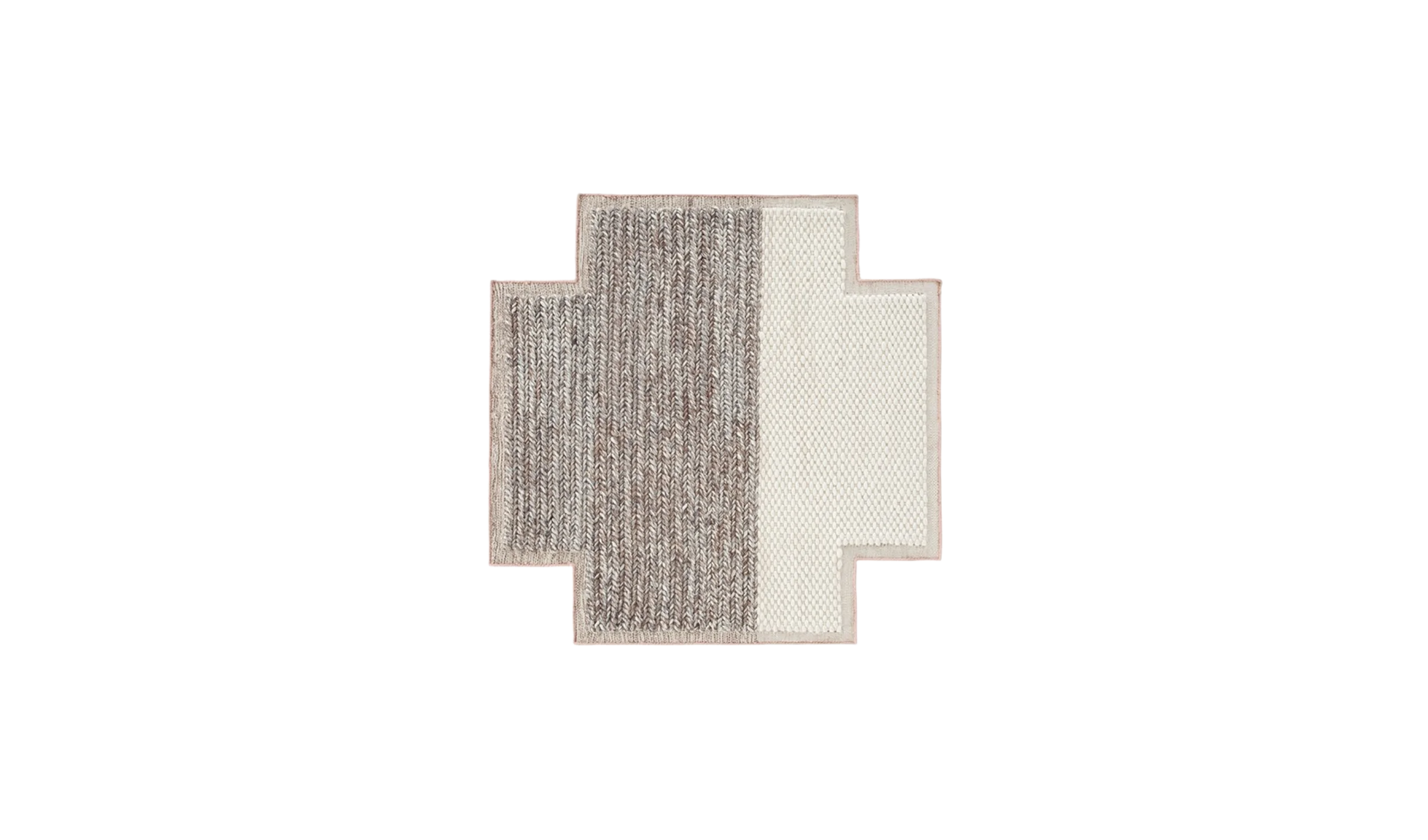 Tapete MANGAS SPACE RUG PLAIT IVORY