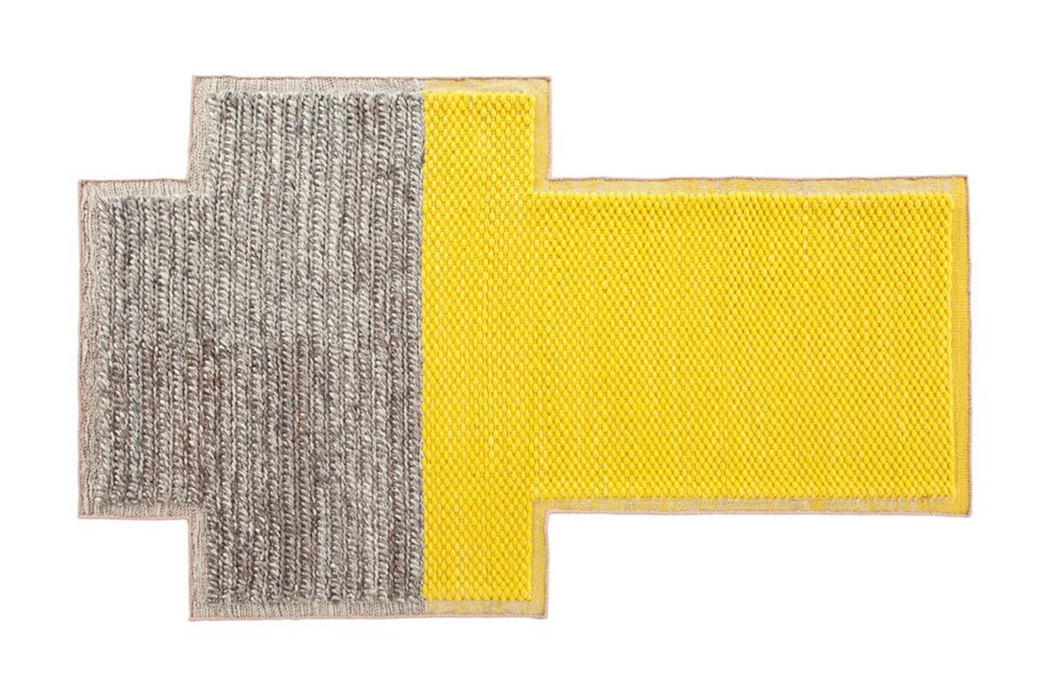 Tapete MANGAS SPACE RUG PLAIT YELLOW 01